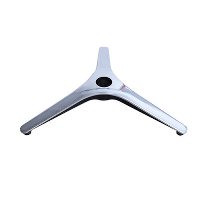 Giá tốt Cơ sở ghế văn phòng kim loại hiện đại với điều chỉnh chiều cao đánh bóng màu sắc Không có bánh xe trực tuyến