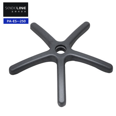 ghế văn phòng nylon cơ sở nhựa cơ sở PP / PA Năm móng ghế văn phòng chân đen