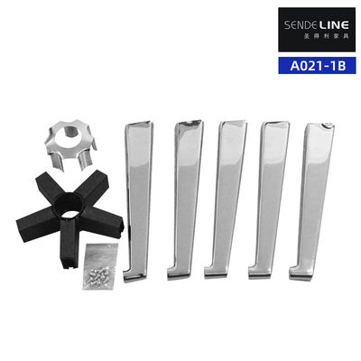 Giá tốt Tháo rời phụ kiện ghế xoay Chrome / Spray Bifma Test Five Star Foot Base trực tuyến