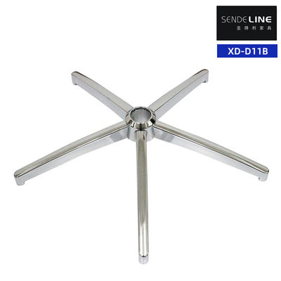 Cơ sở kim loại ergonomic cho ghế văn phòng Độ cao điều chỉnh với 5 bánh xe