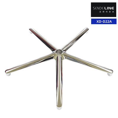 Giá tốt Chiếc ghế văn phòng màu đen kiểu dáng Cơ sở nhôm Điều chỉnh chiều cao với khung kim loại trực tuyến