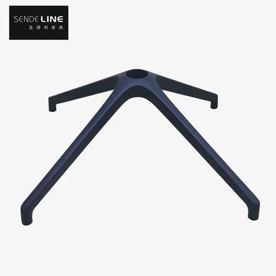 Giá tốt Ghế văn phòng màu đen mờ Cơ sở kim loại Điều chỉnh chiều cao Phong cách hiện đại trực tuyến