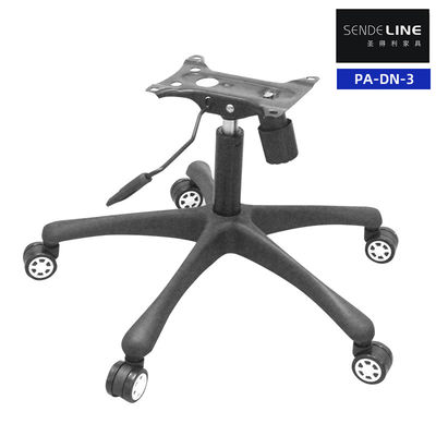 Năng lượng trọng lượng 300 lbs ghế quay văn phòng đứng Nylon Đen Five Star Foot