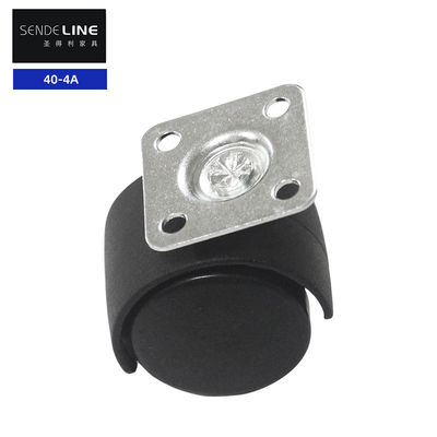 Đen 40mm ghế văn phòng thay bánh xe pulley cho chuyển động trơn tru