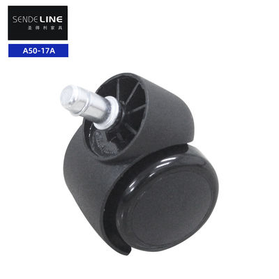 0.5kg tải ghế văn phòng thay thế bánh xe Nylon 50mm 5 bánh ghế văn phòng pulley