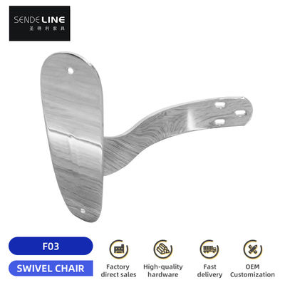 Giá tốt Ghế văn phòng bằng sắt mạ Chrome Chế độ thay thế yên cánh tay Ergonomic cho ghế lớp lớn trực tuyến