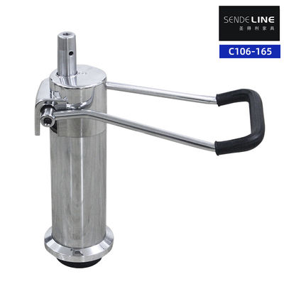 Giá tốt 200kg máy bơm dầu ghế thợ cắt tóc cơ sở Cast Iron Chrome ghế Salon cơ sở thủy lực trực tuyến