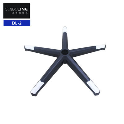 Giá tốt Ghế văn phòng nylon màu đen Cơ sở xoay với hỗ trợ lưng và cuộn dây trực tuyến