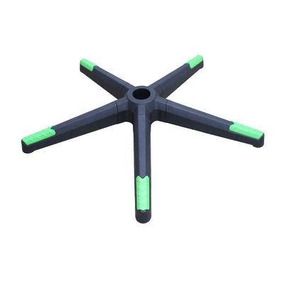 Giá tốt Phân hủy ergonomic ghế văn phòng Cơ sở xoay với 1136kg Nylon Test Height Adjust Black Casters trực tuyến