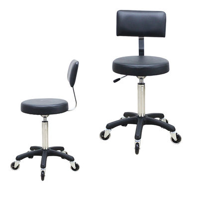 Giá tốt Đen Bar Stool ghế đệm đường kính 38,5cm Đường ga điều chỉnh 200 đột quỵ ghế PU trực tuyến