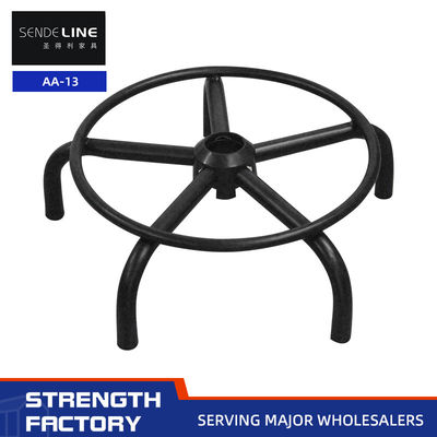 Giá tốt Xịt đen Bar Stool phụ kiện 430mm Five Star Foot PU ghế nền trực tuyến