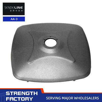 Giá tốt 500×500mm Matte Black Plating Color Stamping Base cho ghế cắt tóc / ghế làm đẹp trực tuyến