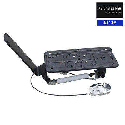 Giá tốt Matte Đen Iron ghế cắt tóc bơm dầu hỗ trợ với phía sau nằm chức năng cơ sở trực tuyến