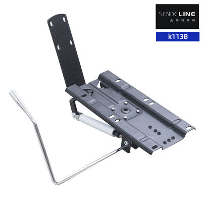 Giá tốt Điều chỉnh phía sau nằm Matte Đen sắt ghế cắt tóc cơ sở hỗ trợ cho các phòng làm tóc trực tuyến