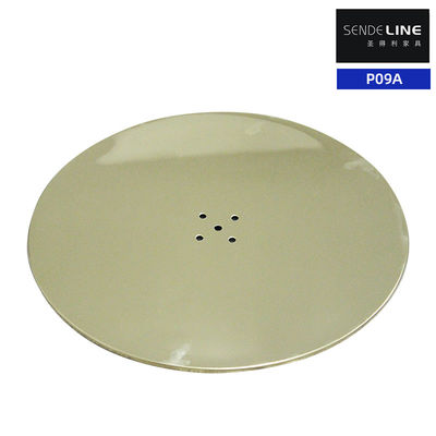 Giá tốt Bàn ghế thợ cắt tóc bằng thép không gỉ được mạ vàng Cơ sở 11kg Trọng lượng 10mm Độ dày tường trực tuyến