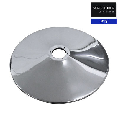 Giá tốt Chrome tròn Chế độ ghế cắt tóc cơ sở cho Salon Styling Seat 520/550mm thông số kỹ thuật trực tuyến