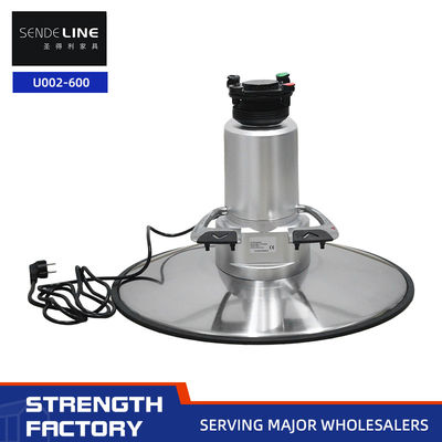 Giá tốt 600mm Chrom Barber Chair Base Electric 140# Salon Hair Equipment Part - Height Adjustable 41-53cm trực tuyến