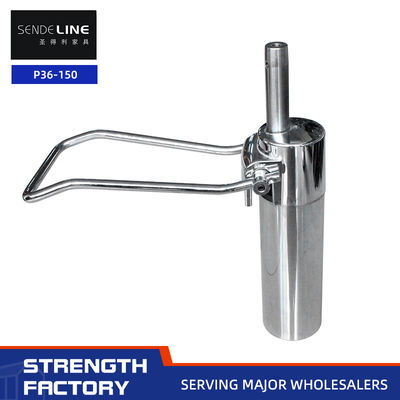 Giá tốt Màu mạ / Vàng 5kg Chân ghế cắt tóc bằng sắt đúc Với 150mm Journey Hydraulic Pump Lift trực tuyến