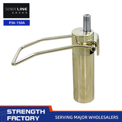 Giá tốt Vàng 5kg Cast Iron ghế cắt tóc cơ sở với 150mm hành trình Hydraulic Pump Lift trực tuyến