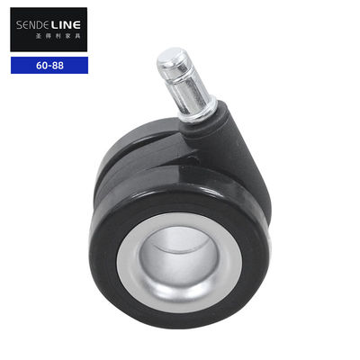 Bàn ghế văn phòng rỗng bạc Castor cho ghế xoay đường kính 60mm Xe xe ô tô y tế