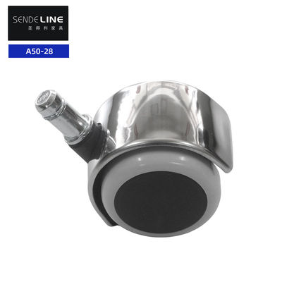 Giá tốt 2 Inch sữa trắng ghế văn phòng nylon bánh xe quay để di chuyển dễ dàng và lăn trơn tru trực tuyến