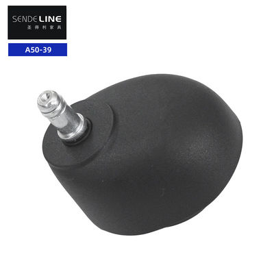 Giá tốt Đen văn phòng ghế Caster với Nylon 2 Inch Chủ tịch ghế thay bánh xe trực tuyến