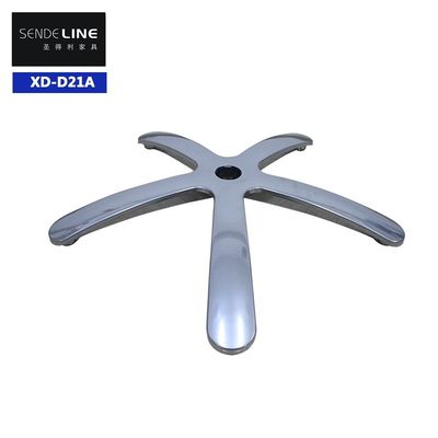 Metal Cold Plate Molding Home Silver Office Chair Cơ sở đường kính 700mm Trọng lượng 3,75kg