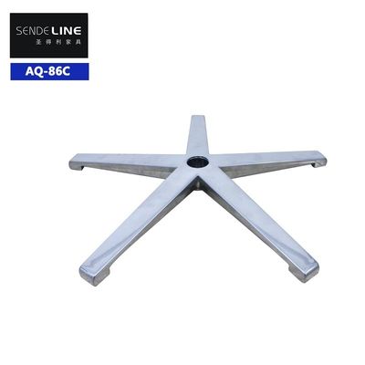 Phong cách hiện đại Nhà văn phòng ghế xoay cơ sở 700mm bạc Màu tùy chỉnh
