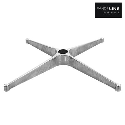 ghế văn phòng 4 sao cơ sở đánh bóng màu sắc / màu chrome nhôm hợp kim đúc kết hợp