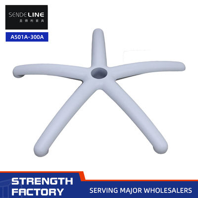 Giá tốt Chân ghế văn phòng điều chỉnh công thái học 75mm với đường kính 600mm và chân hợp kim nhôm trắng 5 sao trực tuyến