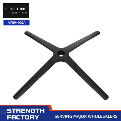 Giá tốt Ghế văn phòng chuyên nghiệp chân hợp kim nhôm đen mờ 800mm, chân sao 4 cánh trực tuyến