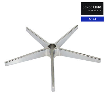 Giá tốt Chân ghế văn phòng hợp kim nhôm, màu đánh bóng cao 60mm, chân ghế 5 sao trực tuyến