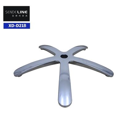 Metal Cold Plate Molding Home Silver Office Chair Cơ sở đường kính 700mm Trọng lượng 3,75kg