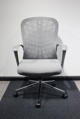 Giá tốt Đen Casters văn phòng ghế xoay 11kg thiết kế ergonomic độ cao điều chỉnh ghế thoải mái phù hợp cho phòng hội nghị trực tuyến