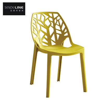 Giá tốt Màu vàng ghế nhựa hiện đại bền nhẹ thiết kế ergonomic cho văn phòng ăn uống ngoài trời ngồi và không gian thương mại trực tuyến