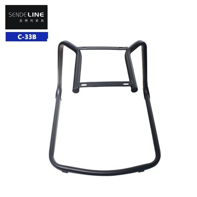 Giá tốt Ghế văn phòng bằng sắt đen phong cách, khung kim loại, chân ghế văn phòng, 515x515x370mm trực tuyến