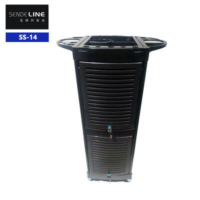 Giá tốt Gỗ lưu trữ salon tóc nhựa với 5 tầng và kích thước 40 * 51 * 80cm cho cửa hàng cắt tóc trực tuyến