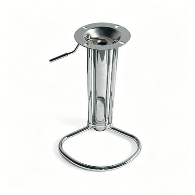 Giá tốt Phụ kiện ghế quầy bar với khay tròn 160mm, chiều cao 375mm và kết cấu sắt bền bỉ để xoay ổn định trực tuyến