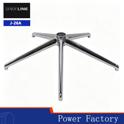 Giá tốt Chân ghế văn phòng hợp kim nhôm đánh bóng 5 cánh, đế kim loại đường kính 700mm, cao 162mm trực tuyến